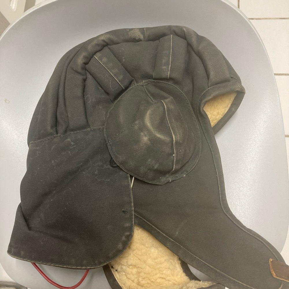 Soviet Russian Military Fur Winter Tank Headset - image 3